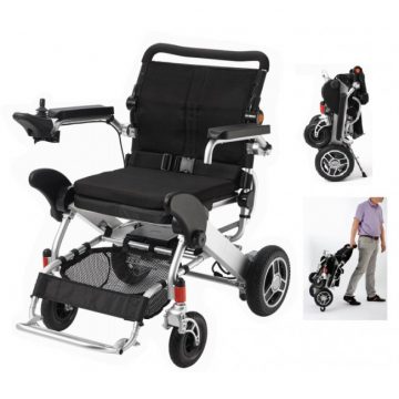 EXPLORER 1, ultraligera 25 Kg, facil de trnasportar, plegable. Cojin anastomico visco. Ruedas antivuleco. Especial para espacios reducidos.